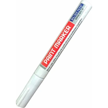 Rubenis Paint Marker Demirbaş Kalem Beyaz