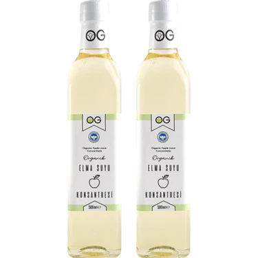 OG natural 2'li Organik Elma Suyu Konsantresi 500