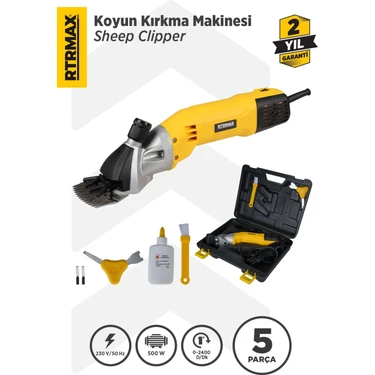 RTRMAX RTM923 Koyun Kırkma Makinası 500