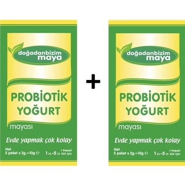 Doğadan Bizim Probiyotik Yoğurt Mayası 2'Li