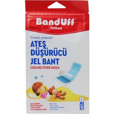 Banduff Ateş Düşürü Cü Jel Bant 3