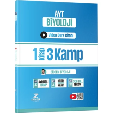 Zeduva Yayınları Biosem Ayt Biyoloji 1 Kitap 3 Kamp Video Ders