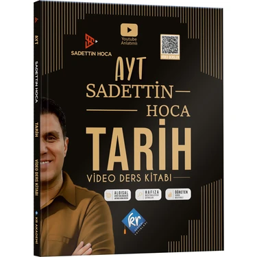 Kr Akademi Yayınları Sadettin Hoca Ayt Tarih Video Ders Kitabı Kr Akademi