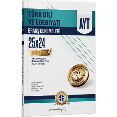 Bilgi Sarmal Yayınları AYT Türk Dili ve Edebiyatı 25 x 24 Branş Denemeleri