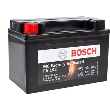 Bosch 12V 8 Ah Ytx9-Bs FA102 (M6010) Agm