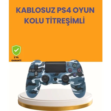 Ps4 Kablosuz Oyun Kolu Gecikmesiz Bağlantılı Ergonomik