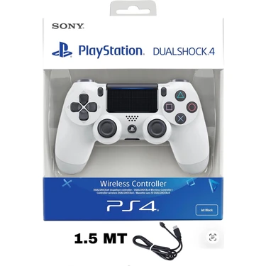 Crk Teknoloji Ps4 Dualshock 4 V2 Gamepad Beyaz Yeni Nesil
