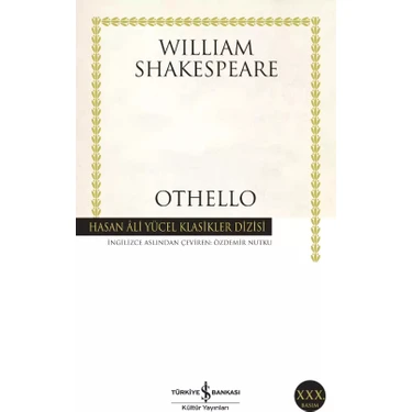 İş Bankası Kültür Yayınları Othello - William Shakespeare 157 Sayfa Ciltsiz Türkiye Bankası