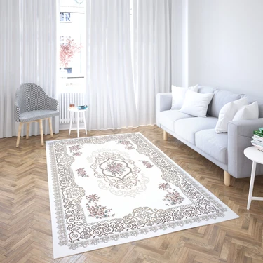 Coperta Süngerli Lastikli Kaymaz Yıkanabilir 6 Metrekare Halı
