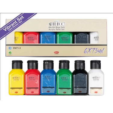 Artdeco Akrilik Boya Set Canlı Renkler