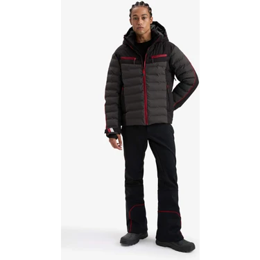 DeFacto Regular Fit Fermuarlı Düz Paça Softshell Kayak Pantolonu