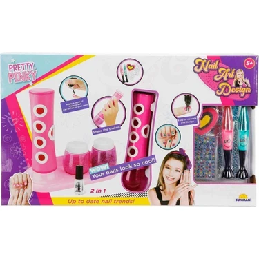 3847 Pretty Pinky 2in1 Tırnak Tasarım Seti