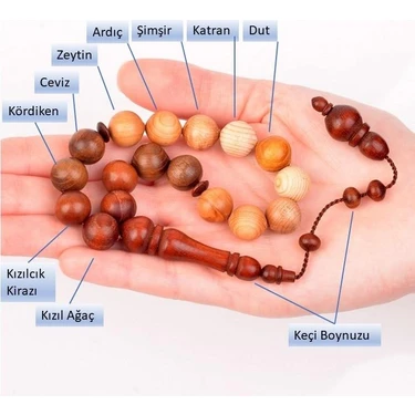 Taş Sandığı Karma Ağaç Efe Tesbihi - 14