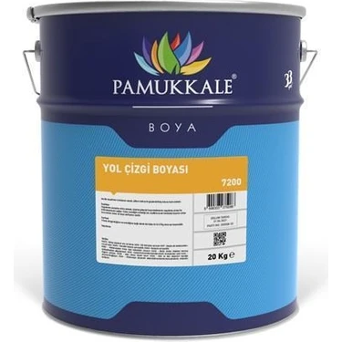 Pamukkale Yol Çizgi Boyası Solvent Bazlı 20 Kg Siyah Ral