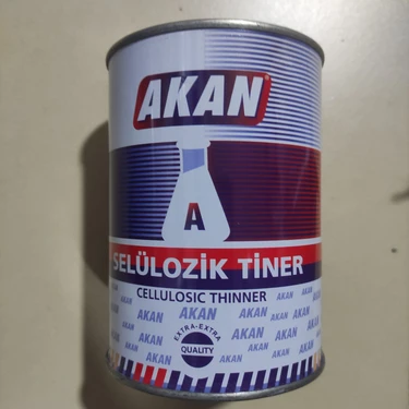 Akan Selülozik Tiner Extra Kaliteli 400 ml Teneke