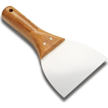 Dekor Macun Ispatulası Ahsap Saplı  Paslanmaz Çelık 6 Cm