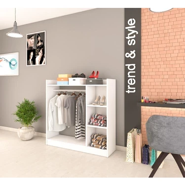 Remaks Pratik 3 Raflı Elbise Dolabı -