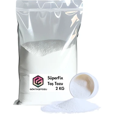 Göktaşı Tozu Superfıx Taş Tozu Hobi Harcı Obje Mumluk Heykel Saksı Tepsi Yapımı Için Kar Beyaz