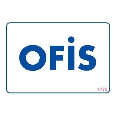 Uravas Store Ofis Uyarı Levhası 17,5X25