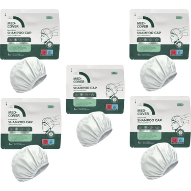 Med-Cover Saç Yıkama Bonesi x 5