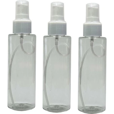 Paradise Boş Pet Şişe 100 ml Doldurulabilir Kolonya ve Dezenfektan Için 3