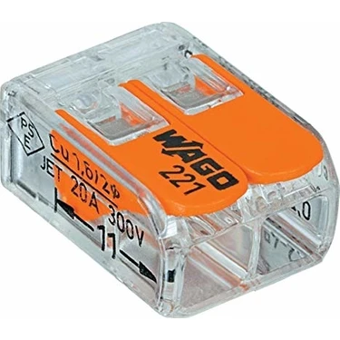 Wago 221-412 2'li Çok Amaçlı Buat Klemensi (10