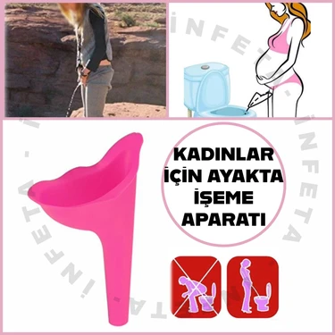 İnfeta Kadınlar Için Hijyenik Ayakta Işeme Aparatı-Kirli Tuvalet Kamp Trafik Için Hijyenik Çiş