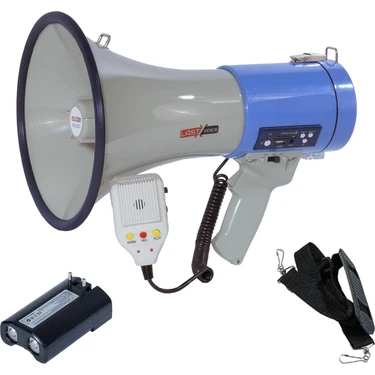 Lastvoice MGF-220USB-BT Şarjlı Bluetooth Usb EL Megafonu 220 WATT Usb Siren Mike