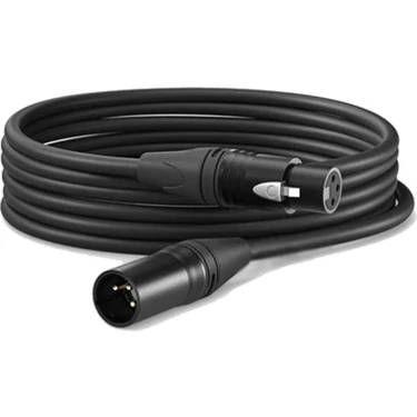 Midex MCB-10X Kaliteli Stereo Mikrofon kablosu Xlr + Xlr 10 Metre Siyah