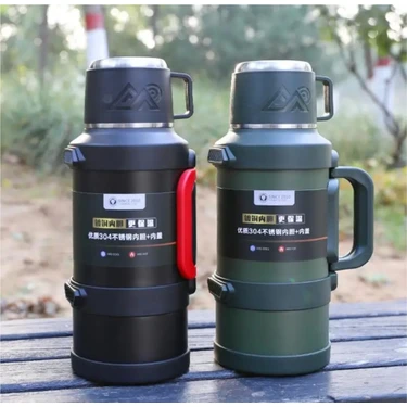 Safe 3.2 Litre Termos Suluk - Isı Yalıtımlı Termos - Paslanmaz Çelik Termos - Termos 3.2 Lt. - Kamp