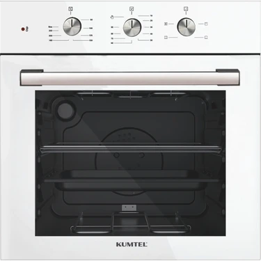 Kumtel Turbo Fanlı Beyaz Ankastre Fırın B66 - Sf2