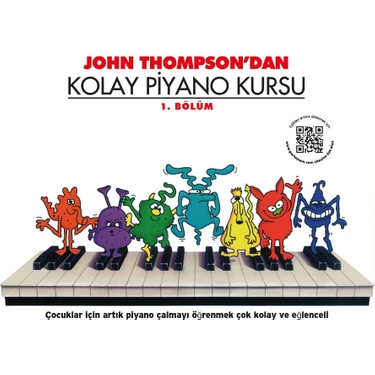 Portemem Müzik Eğitim Malzemeleri John Thompson dan Kolay Piyano Kursu