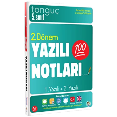 Tonguç Akademi 5. Sınıf 2. Dönem Yazılı Notları