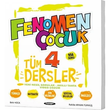 Fenomen Yayınları Fenomen Çocuk 4. Sınıf Tüm Dersler Soru