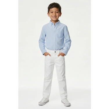 Kinderos Likralı Unisex Çocuk Basic Pantolon - 26K