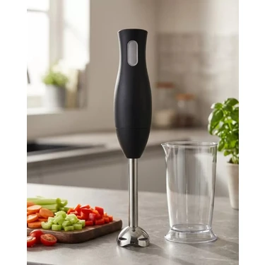 Uravas Store El Blenderı Paslanmaz Çelik Metal Ayaklı Ergonomik Tasarımlı Mutfak