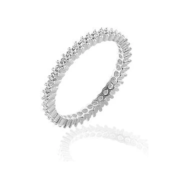 Söğütlü Silver Gümüş Tek Sıra Zirkon Taşlı Tamtur