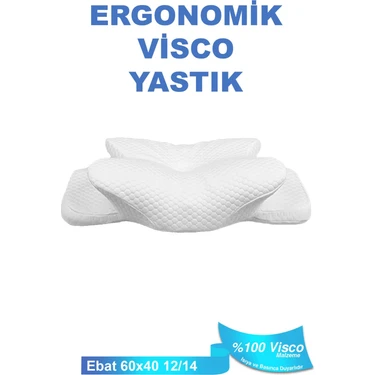 Viscoday Ortopedik Visco Yastık Boyun Fıtığı Boyun Düzleşmesi Boyun Destekli Güzellik