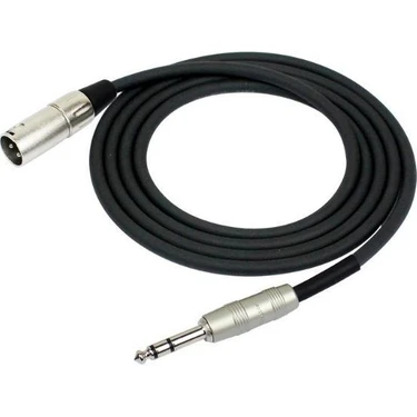 KIRLIN MP-483PR-3M-BK 3 Metre XLR-TRS Stereo