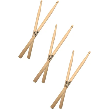 Midex MAPLE-100-5A-3X Ahşap Akça Ağaç Bateri Baget - Davul