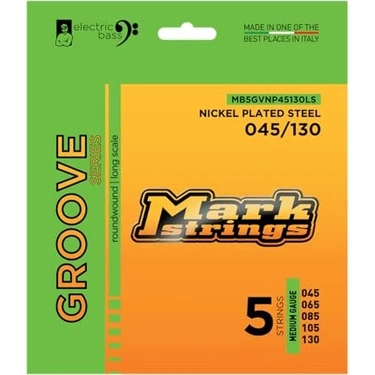Groove Nickel Plated Steel 45-130 5 Bas