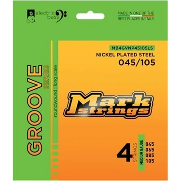 Groove Nickel Plated Steel 45-105 Bas