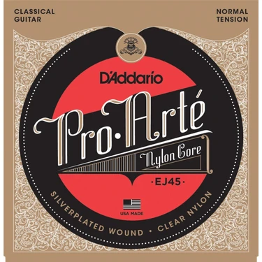 D'Addario EJ45 Pro-Arte Normal Tension Klasik Gitar