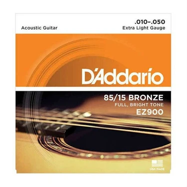 D'Addario EZ900 85/15 Bronze Akustik Gitar Teli