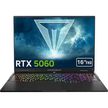Casper Excalibur G915 Intel Core i7 13620H 32GB 1TB SSD RTX5060 Freedos 16" 165Hz Taşınabilir
