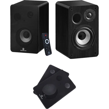 Maxword RM-400BK Aktif Stüdyo Referans Monitörü 4 İNÇ ÇİFT Bluetooth USB 140