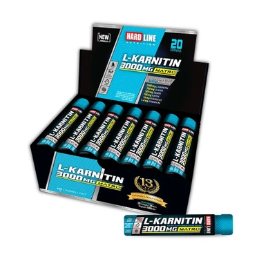 Hardline Nutrition L-Karnitin Matrix  L-carnitine, Beta Alanine, Caffeine (Kafein) 3000mg Limonlu