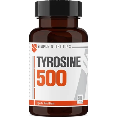 Simple Nutritions Tyrosine 500 mg 90 Tablet L-Tirozin İçerikli Sporcu