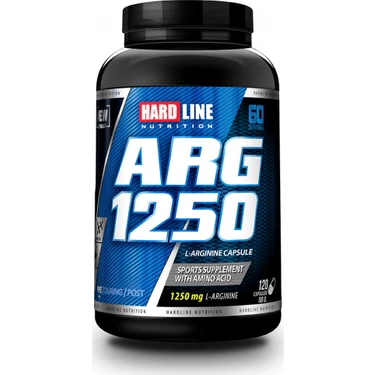 Hardline ARG 1250 Mg 120 Kapsül - (Arginine, Arjinin