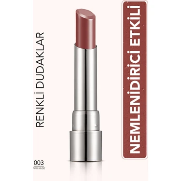 Sheer Up Yarı Saydam Renk Veren Nemlendirici Stick Parlak Ruj (003 Pinky Nude)